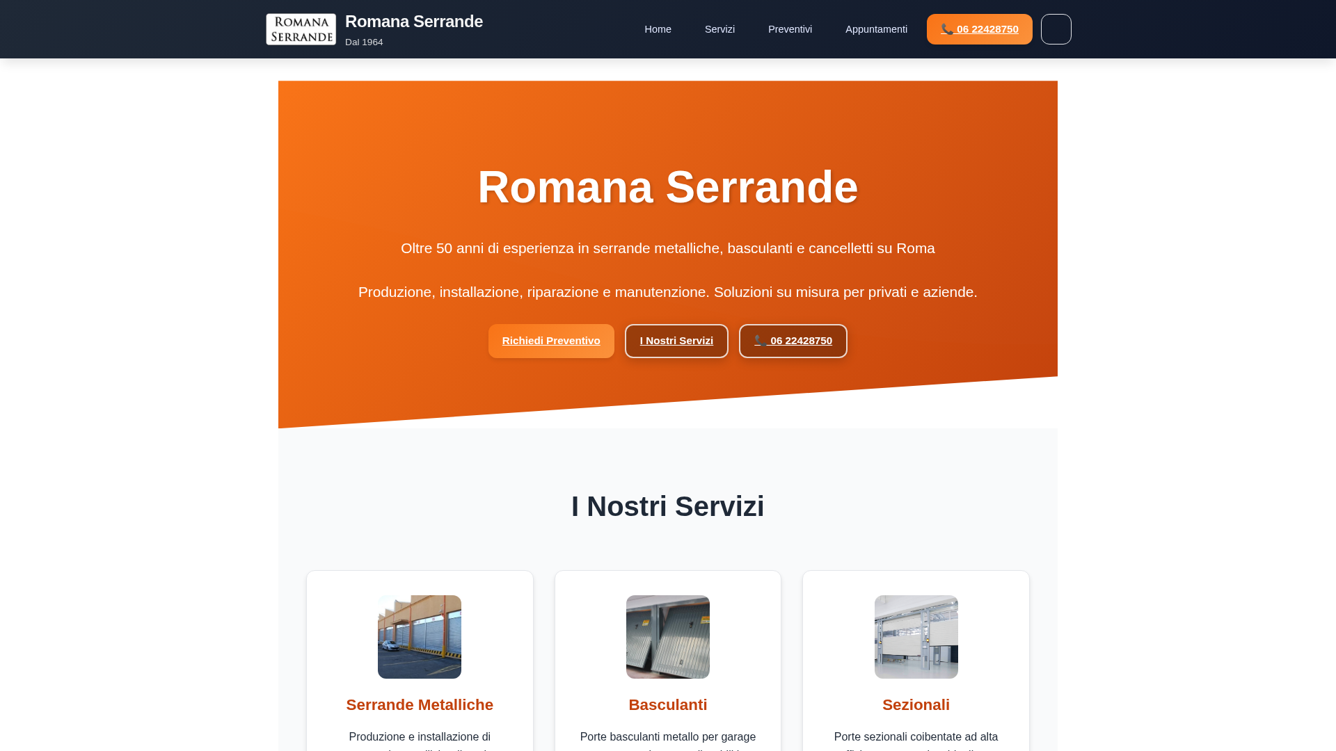 Sito Aziendale Moderno